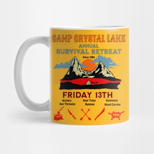 Camp Crystal Lake Survival Retreat Mug